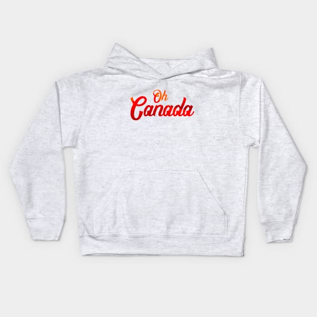 Oh Canada Kids Hoodie by ballhard